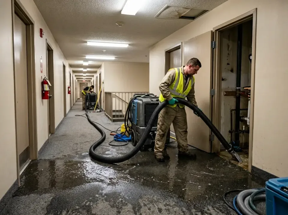 multi-unit-apartment-hallway-f-005 — frequently asked questions, Emergency Burst Pipe Water Extraction & Removal in Palm Val…